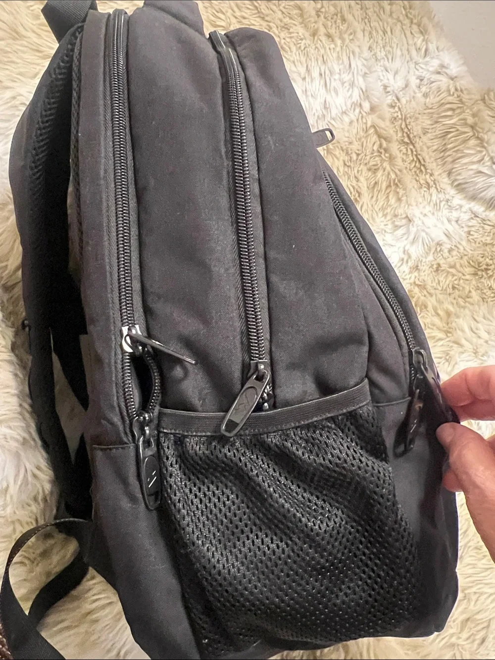 Matein Black Men's Backpack Travel & Everyday Commuter Bag